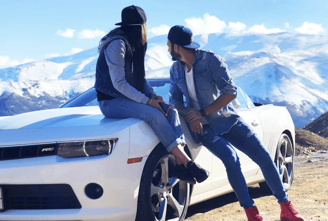 Happy couple - manifestation success